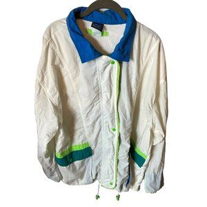 Vintage 80s Jantzen Classics Windbreaker Jacket XL‎